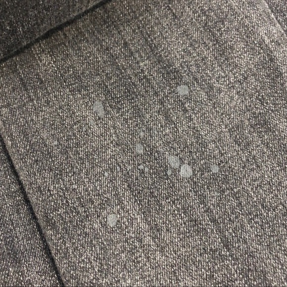 EXPRESS HIGH RISE DENIM PERFECT ANKLE JEAN LEGGINGS, Distressed gray | Sz 2L - Picture 10 of 12